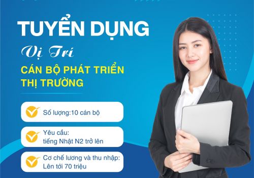 AMDI MANPOWER TUYỂN 10 CÁN BỘ PHÁT TRIỂN THỊ TRƯỜNG [ĐI LÀM NGAY]